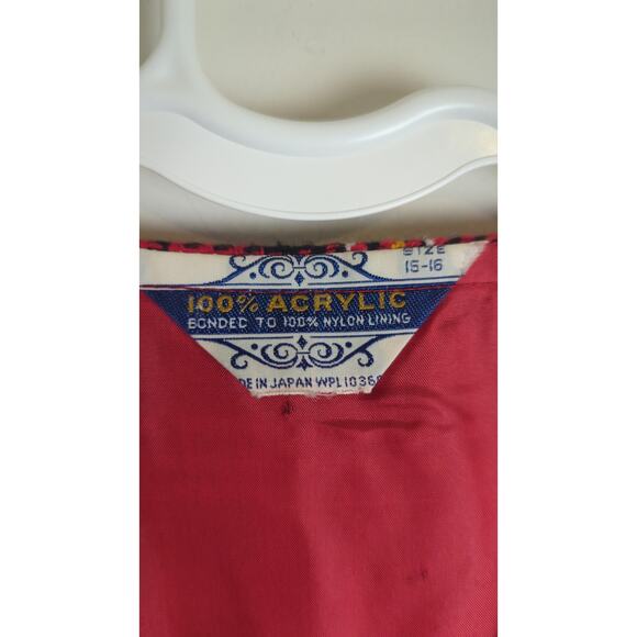 Vintage 60's/70's Tartan Plaid Button Down Vest Women's Size Large - Picture 3 of 9